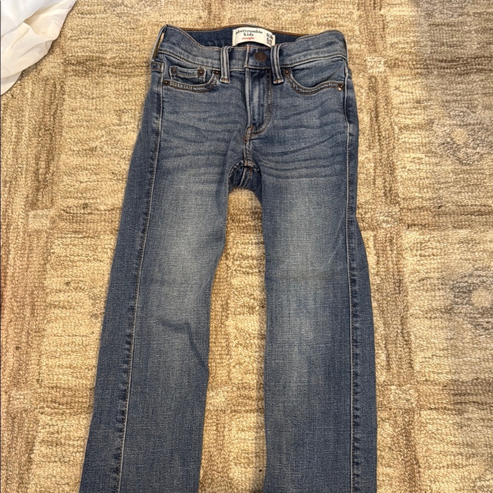 Abercrombie Kids Classic Blue Denim Jeans Slim 5/6